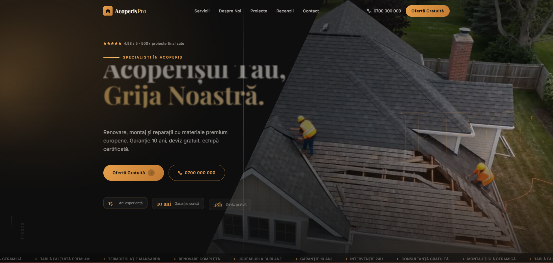 Servicii Acoperișuri
