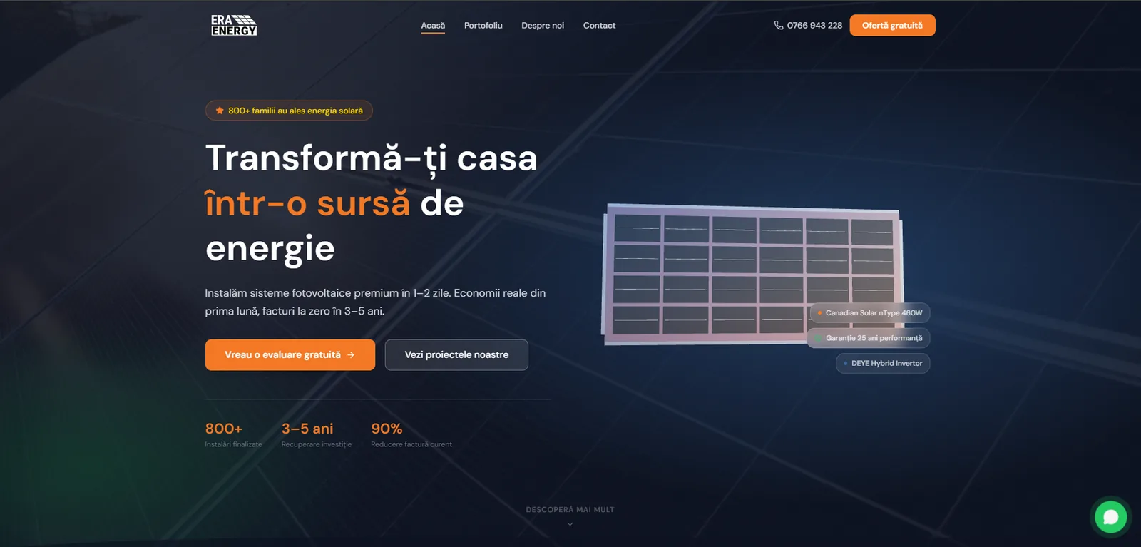 Era Energy, Energie & fotovoltaice